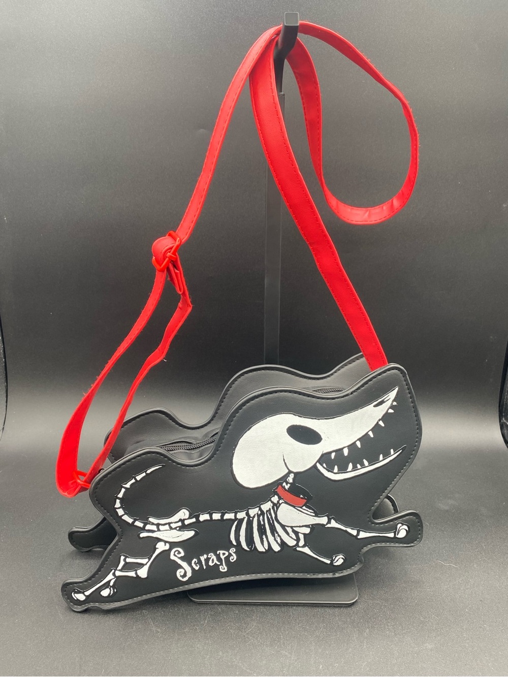 Corpse Bride Scraps Skeleton Dog Crossbody Bag Tim Burton Goth Purse